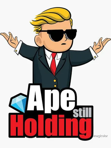 Ape still holding — $SQUEEZE brand reference