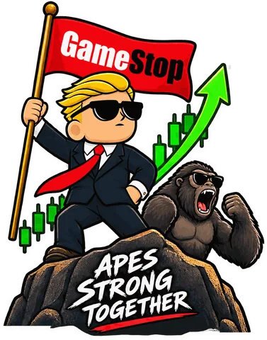 Apes rock — the $SQUEEZE mascot