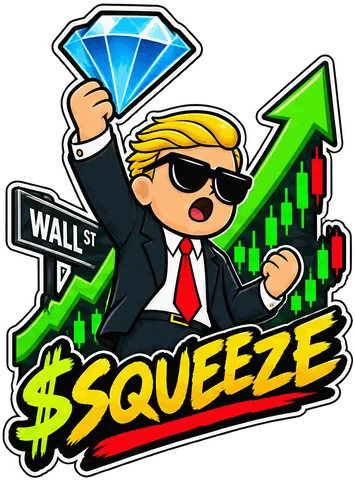 Badge wallst — the $SQUEEZE mascot