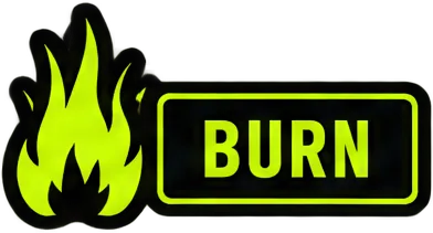 Burn marker — a $SQUEEZE sticker