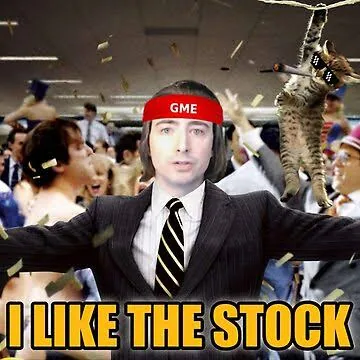 I like the stock meme — $SQUEEZE brand reference