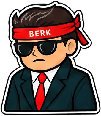 Kitty berk — a $SQUEEZE sticker