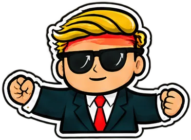Mascot mini — a $SQUEEZE sticker