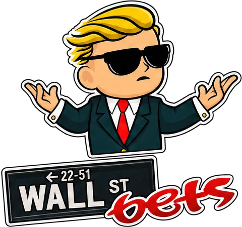 Mascot wallst — a $SQUEEZE sticker