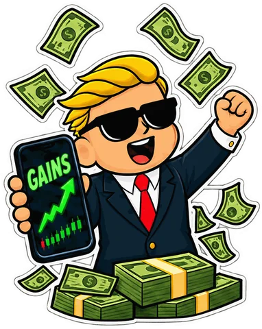 Phone gains — the $SQUEEZE mascot