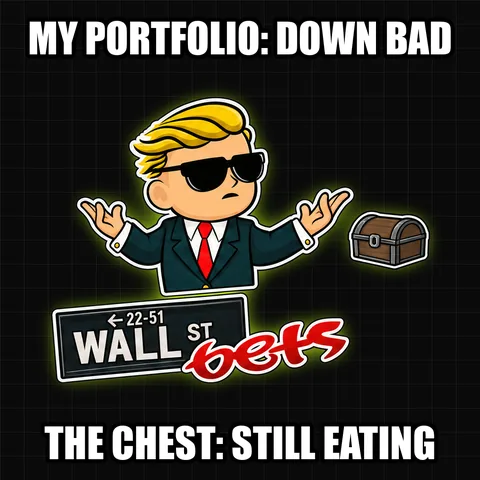 Portfolio vs chest — a $SQUEEZE meme
