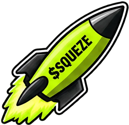 Rocket — a $SQUEEZE sticker