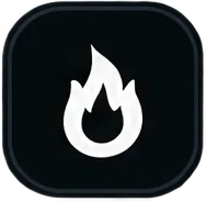 Social flame btn — a $SQUEEZE sticker